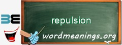 WordMeaning blackboard for repulsion